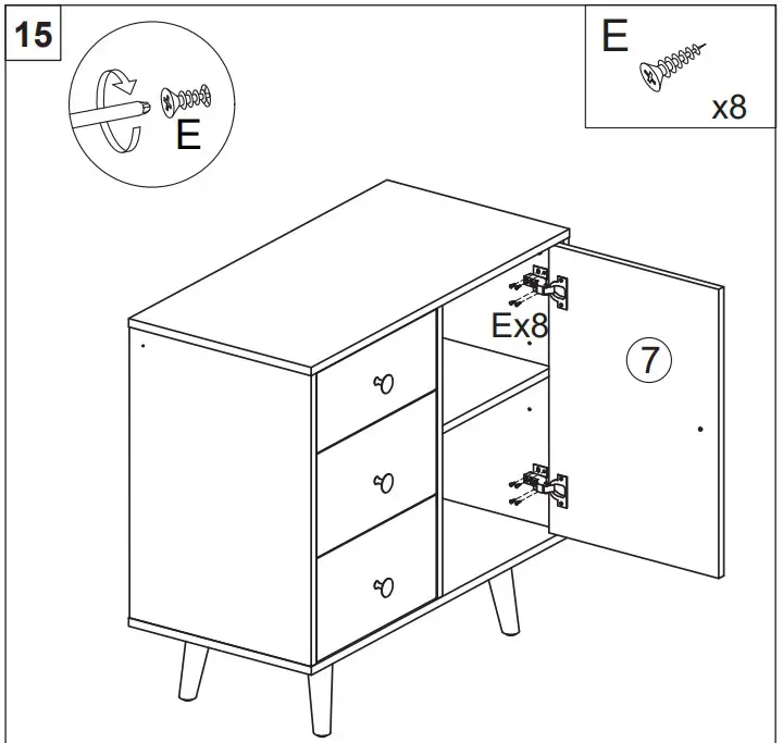 COSTWAY JV10780 Storage Cabinet - fig 9