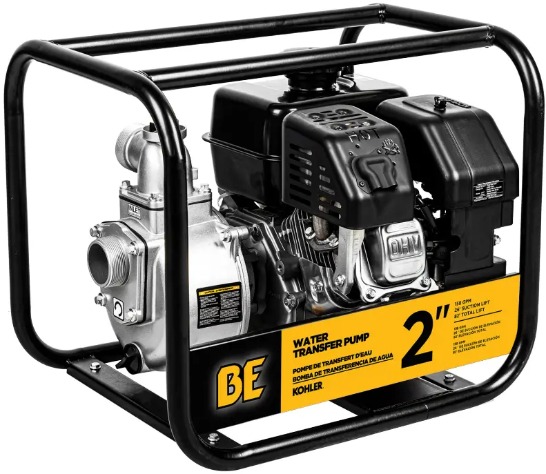 BE POWER WP2065K 2 Water Transfer Pump