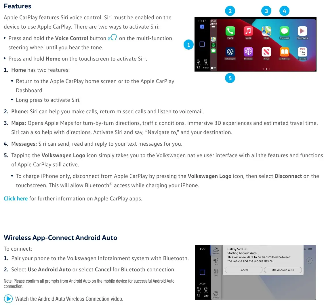 Volkswagen 2022 Golf GTI-Golf R - App Connect 2