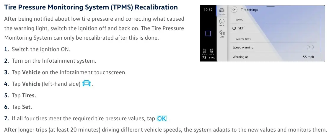 Volkswagen 2022 Golf GTI-Golf R - TPMS