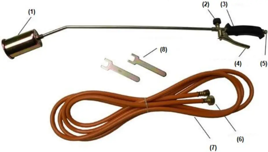 XPOtool 61288 Gas Burner Flaming Device B2