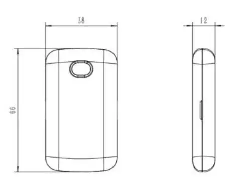 Milesight WS201 Smart Fill Level Monitoring Sensor User Guide - Dimensions