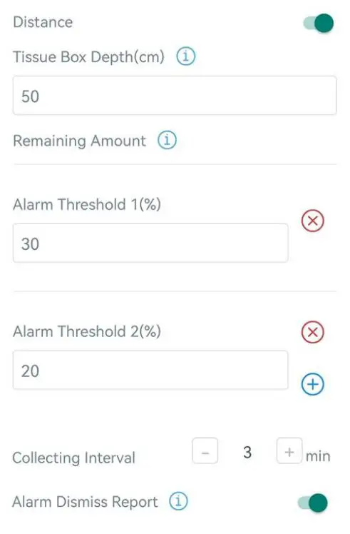Milesight WS201 Smart Fill Level Monitoring Sensor User Guide - Threshold Settings