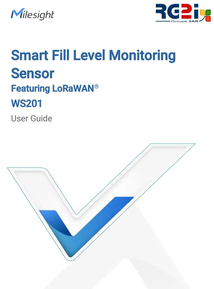 Milesight WS201 Smart Fill Level Monitoring Sensor User Guide