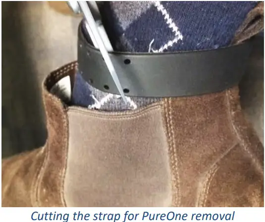 SuperCom PureOne Electronic Monitoring Solution - Cutting the strap 2