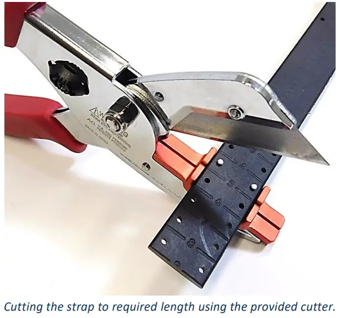SuperCom PureOne Electronic Monitoring Solution - Cutting the strap