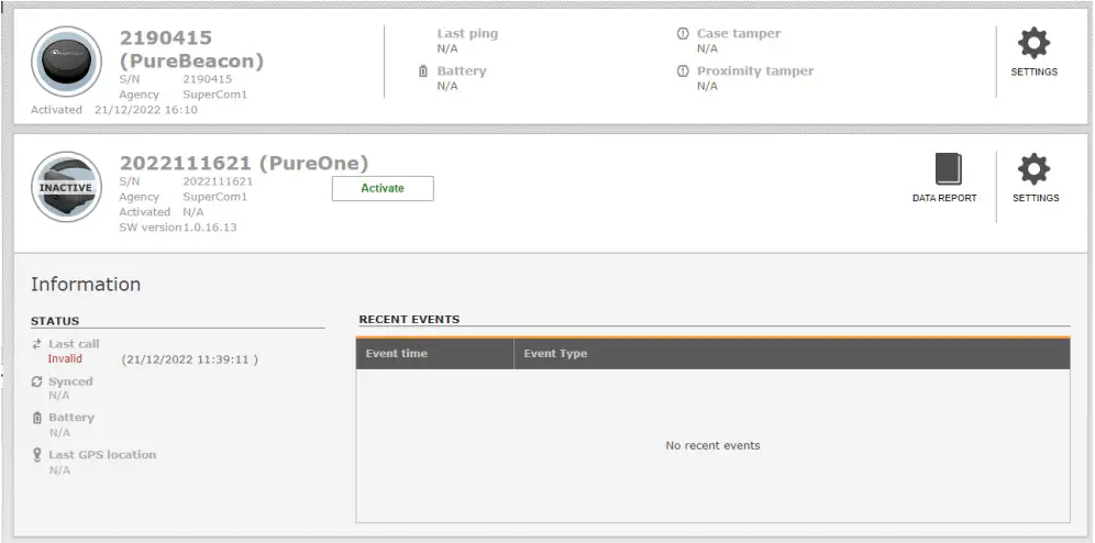 SuperCom PureOne Electronic Monitoring Solution - PureMonitor