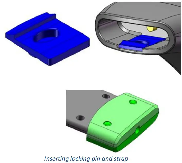 SuperCom PureOne Electronic Monitoring Solution - locking pin