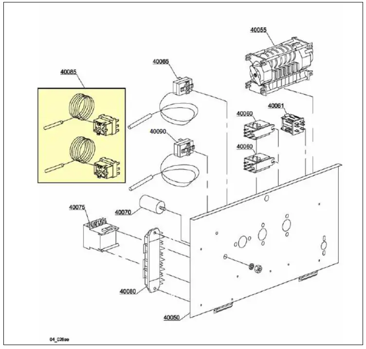 CMA DISHMACHINES UC50E Undercounter High Temperature Dishwashers - Components