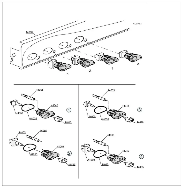 CMA DISHMACHINES UC50E Undercounter High Temperature Dishwashers - Control