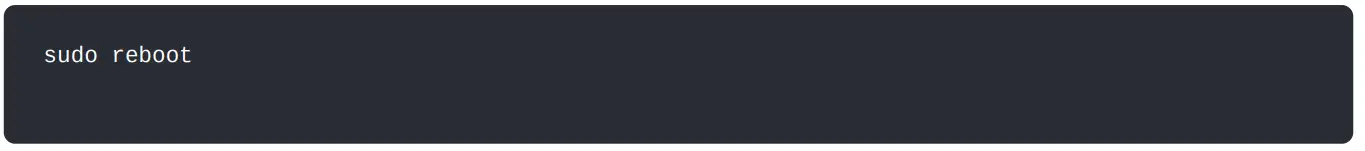 RAK7248 Raspberry Pi LoRaWAN Gateway - Reboot