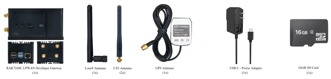RAK7248 Raspberry Pi LoRaWAN Gateway - WisGate Developer1