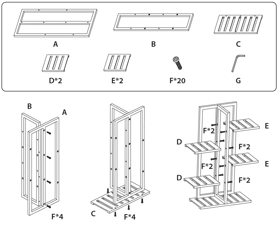 serenelife SLPLTRK72 5 Tier Adjustable Bamboo Plant Rack 1
