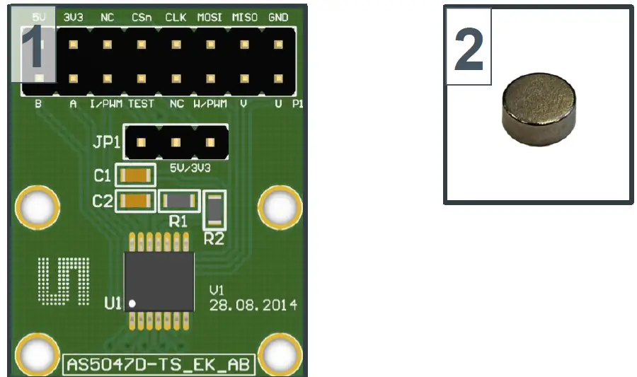 ams AS5047D Adapter Board 1