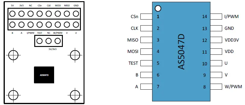 ams AS5047D Adapter Board 4