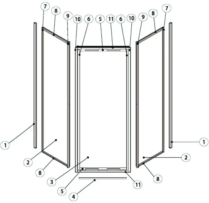 CRAFTSMAN-TIDES-Neo-Angle-Shower-Door-FIG-1