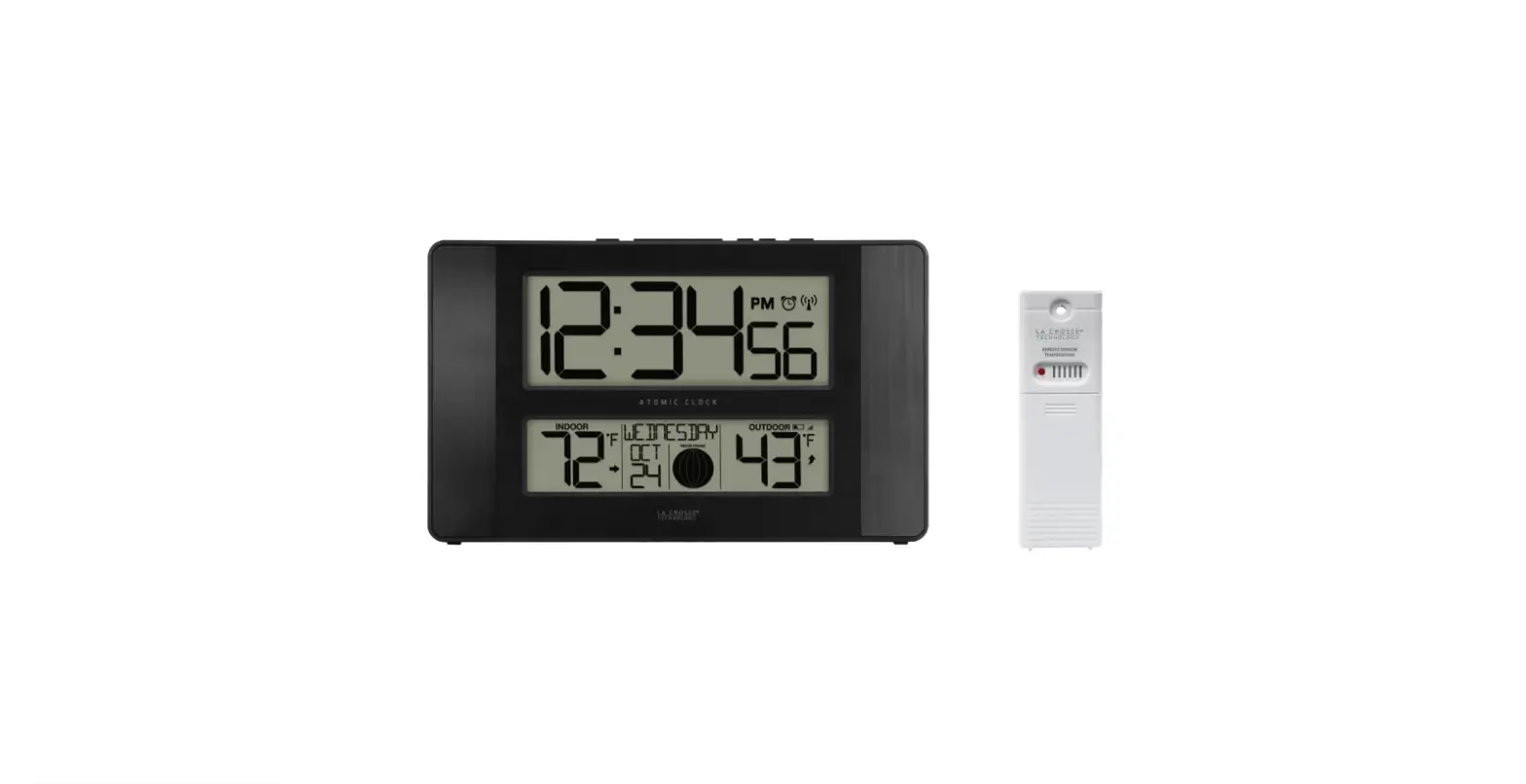 La Crosse Technology 513-1417bs Moon Phase Weather Clock User Guide