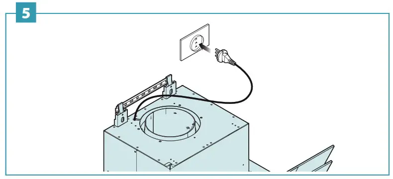 falmec FDVER36W5BK Verso NRS Series Wall Hood - Product Overview 12