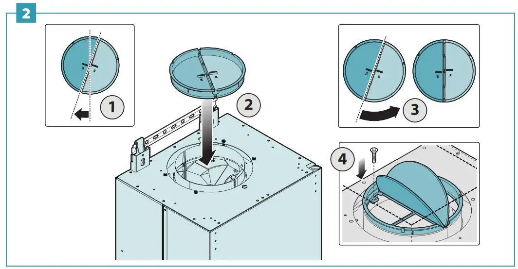 falmec FDVER36W5BK Verso NRS Series Wall Hood - Product Overview 8