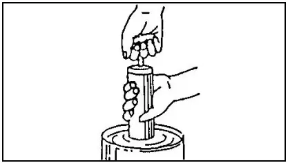 Filling the gun from bulk containers