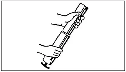 Filling the gun with a cartridge