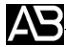 AB white icon