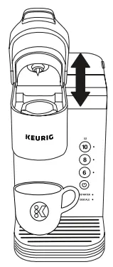 KEURIG K Express Essentials K-Cup Pod Coffee Maker - Lower