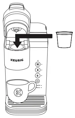 KEURIG K Express Essentials K-Cup Pod Coffee Maker - Place Mug