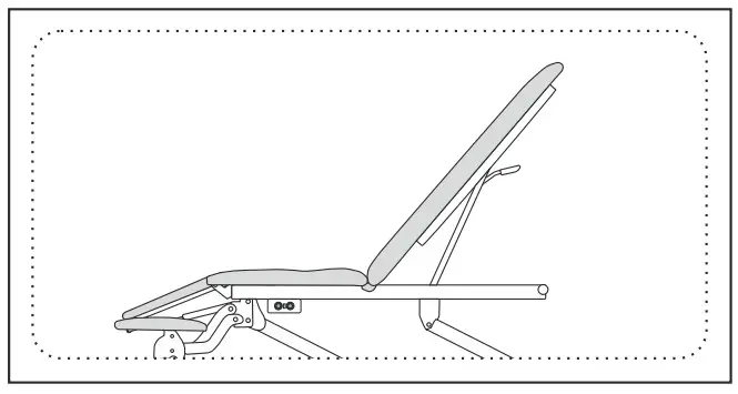 HABYS V4 Evero Electric Treatment Tables - gas spring
