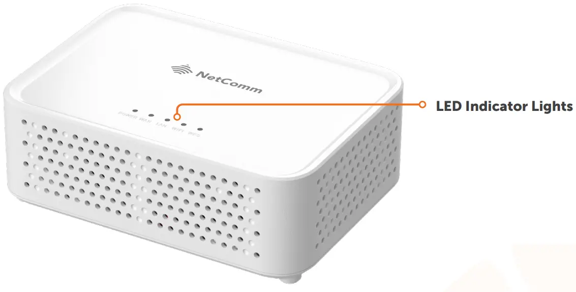 TANGERINE NetComm CF40 Wi Fi 6 Router - Top View of Device