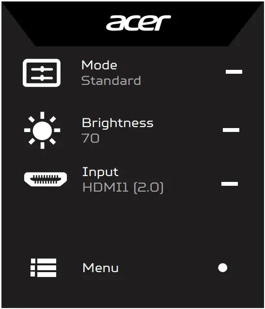 acer XV272U LCD Monitor - Main page