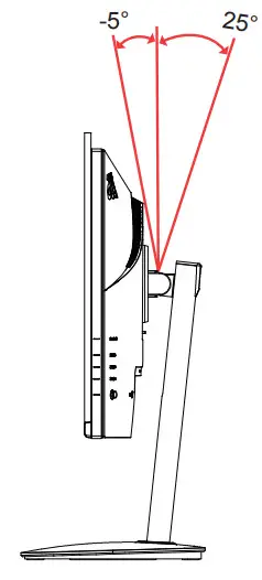 acer XV272U LCD Monitor - Tilt