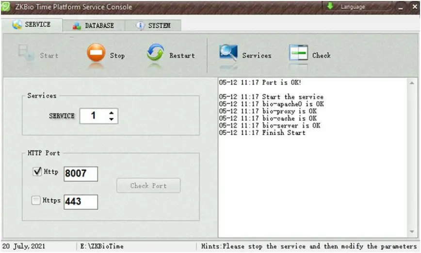 ZKTeco ZKBio Time - Installation 14