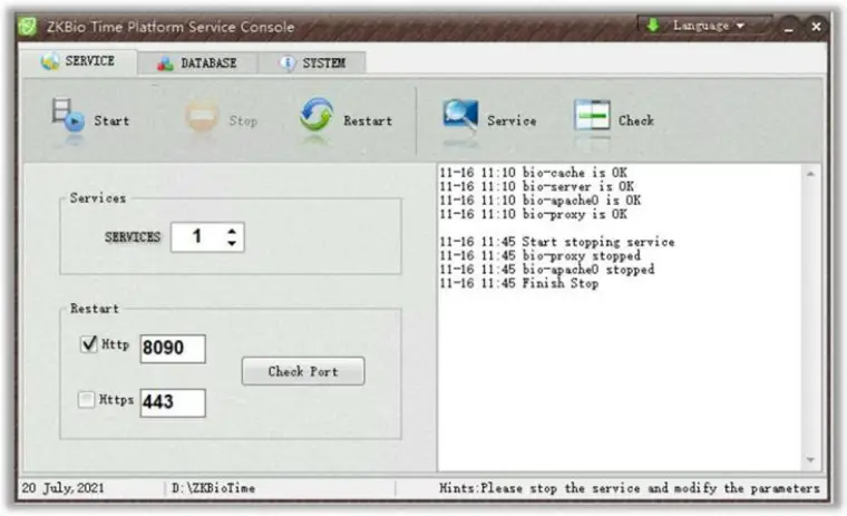 ZKTeco ZKBio Time - ZKBio Time Configuration 1