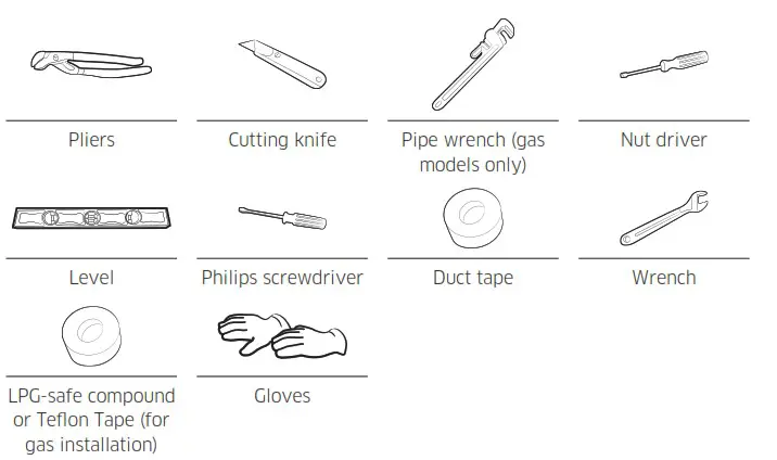 SAMSUNG DVE(G)45T3200 Dryer - Installation 2