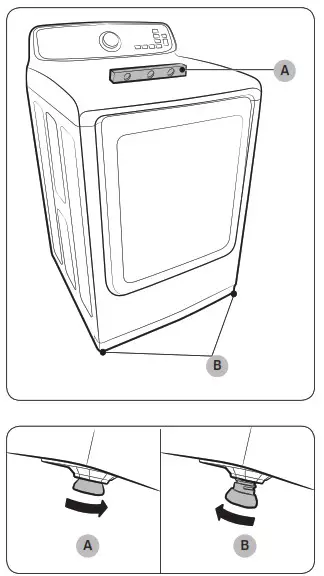 SAMSUNG DVE(G)45T3200 Dryer - Installation 5