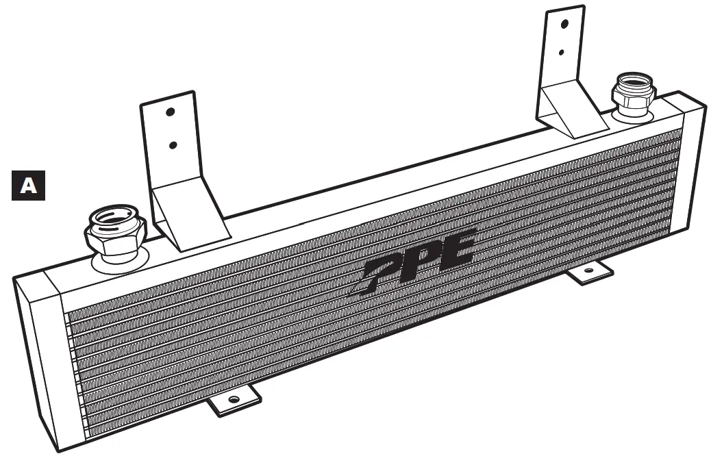 PPE 124063000 Bar and Plate Performance Transmission Cooler - fig