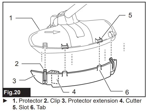 makita UR017G Cordless Grass Trimmer - Fig 22