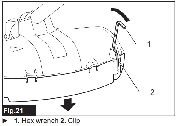 makita UR017G Cordless Grass Trimmer - Fig 23