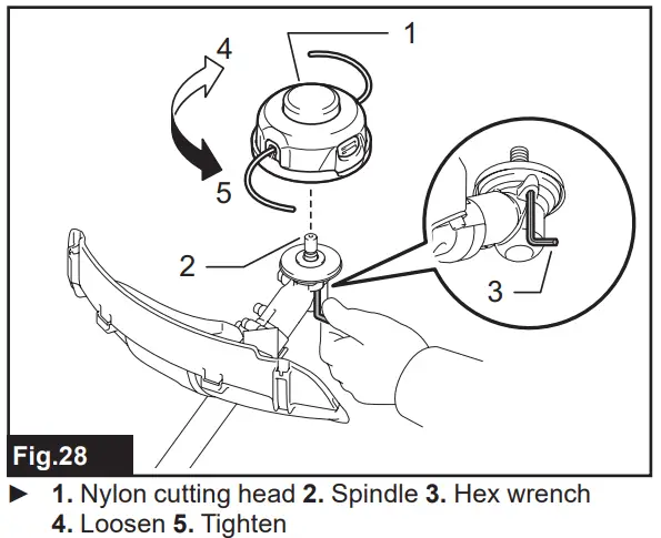 makita UR017G Cordless Grass Trimmer - Fig 30