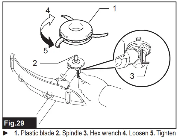 makita UR017G Cordless Grass Trimmer - Fig 31
