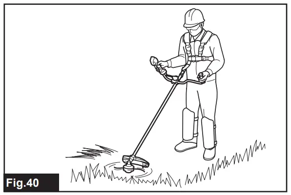 makita UR017G Cordless Grass Trimmer - Fig 42