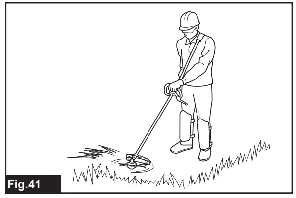 makita UR017G Cordless Grass Trimmer - Fig 43