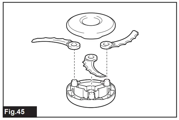 makita UR017G Cordless Grass Trimmer - Fig 47