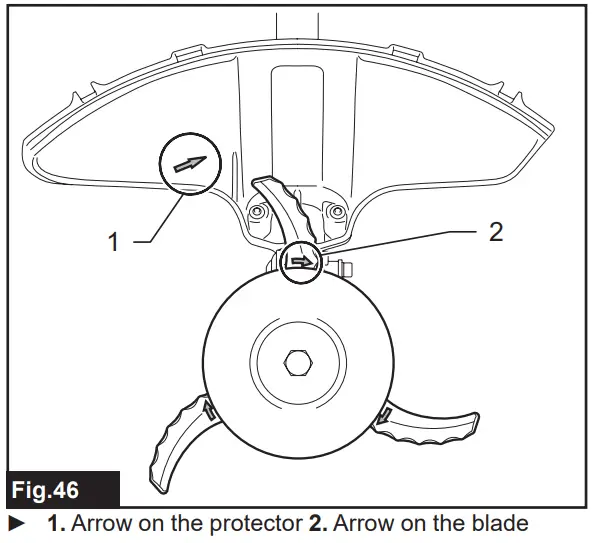 makita UR017G Cordless Grass Trimmer - Fig 48