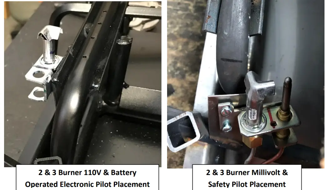2BRN-18 Mason Lite Virginiana Vented Gas Burner with Logs - Burner kits4