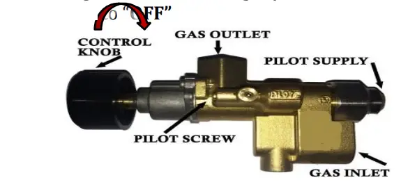 2BRN-18 Mason Lite Virginiana Vented Gas Burner with Logs - Burner kits6