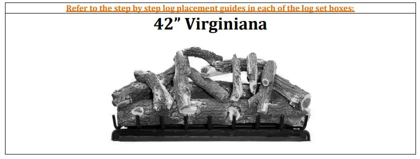 2BRN-18 Mason Lite Virginiana Vented Gas Burner with Logs - SPQMKN4