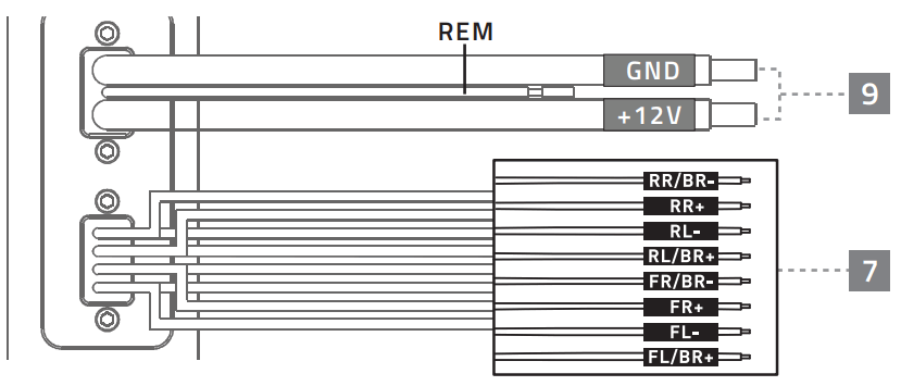 DS18 NVY T800 4D 4 Channel Marine Waterproof Amplifier - SPEAKER