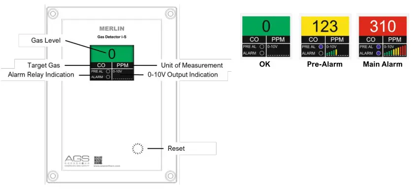 AGSNO2iS-PSA Merlin Gas Detector i-S - Initial Power Up